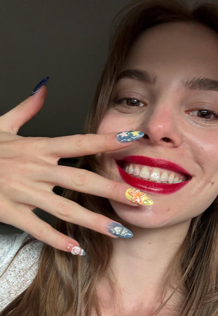 Tropical Bloom Press On Nails