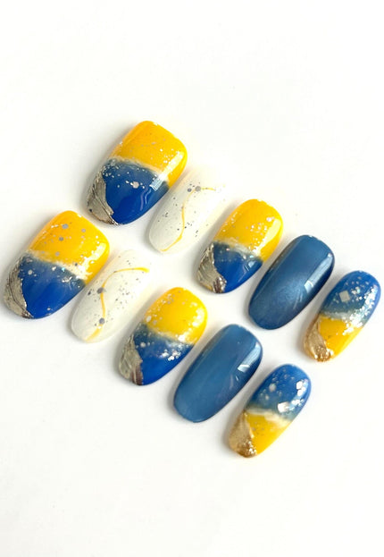 Golden Horizon Press-On Nails