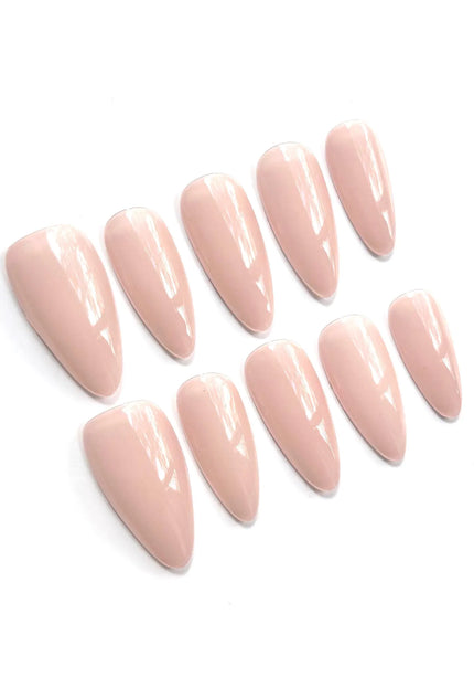Nude Almond Press On Nails
