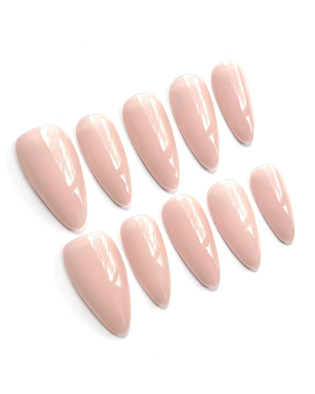 Nude Almond Press On Nails