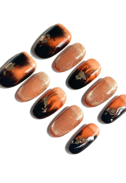 Molten Ember Press-On Nails