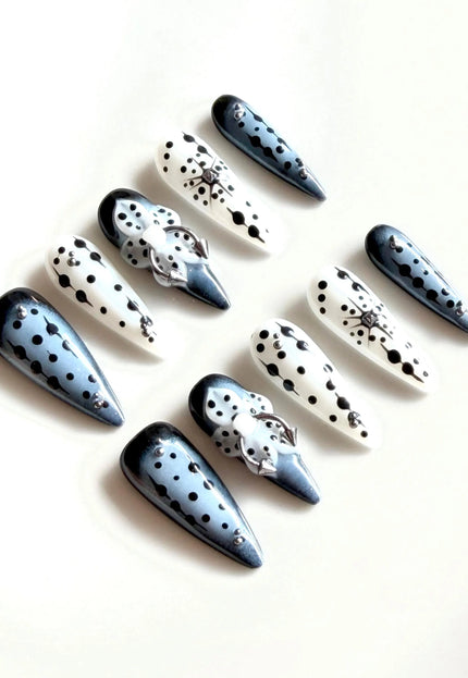 Gothic Piercing Press On Nails