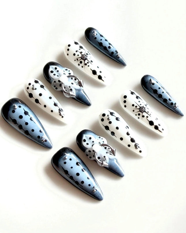 Gothic Piercing Press On Nails